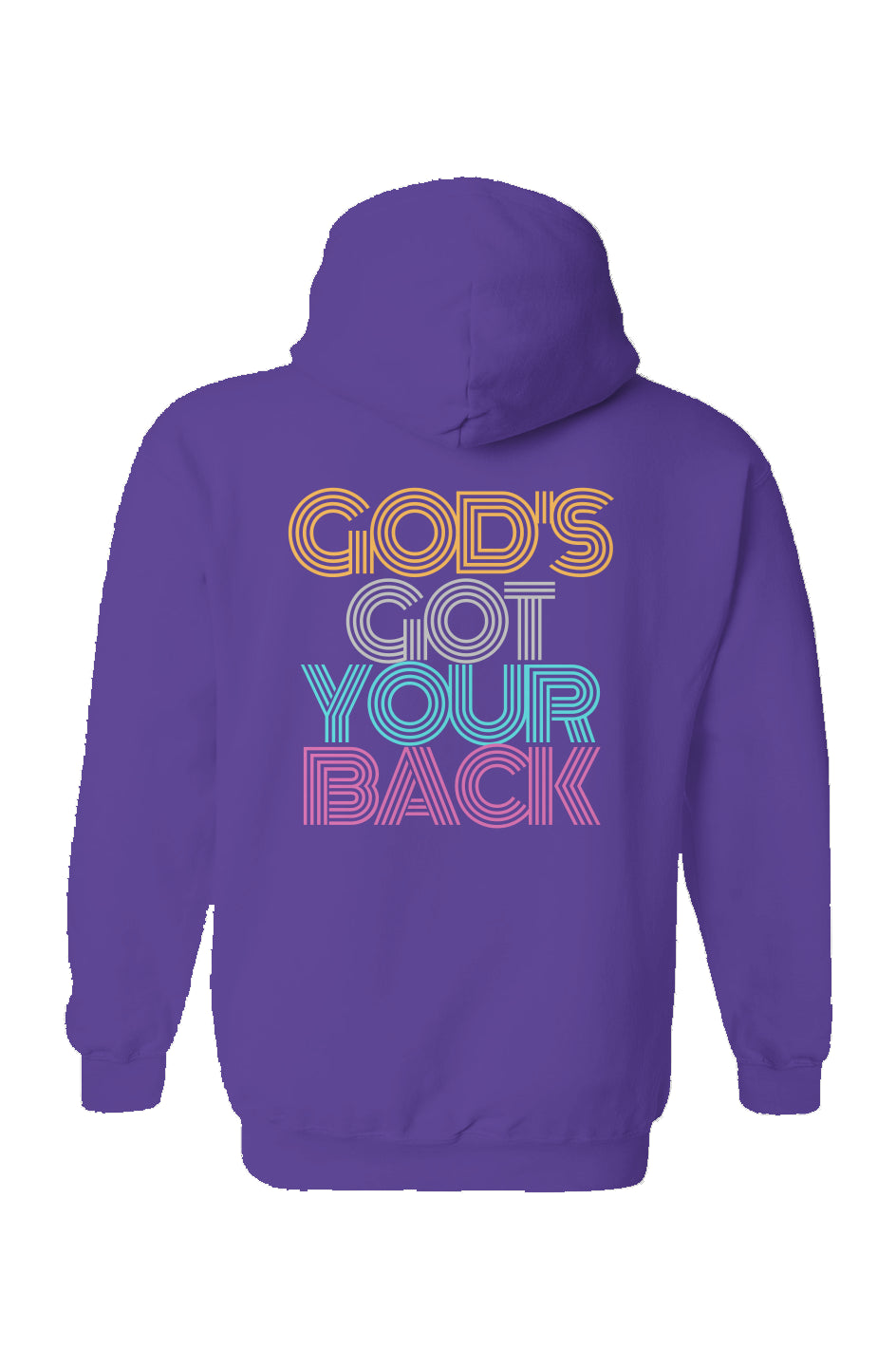 Retro Faith-God's Got Your Back -Purple