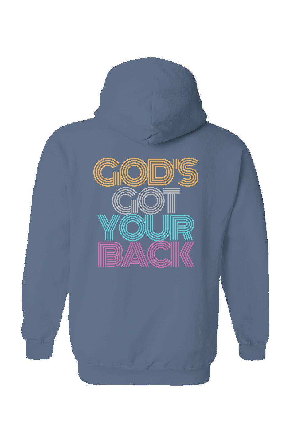 Retro Faith-God's Got Your Back - Indigo