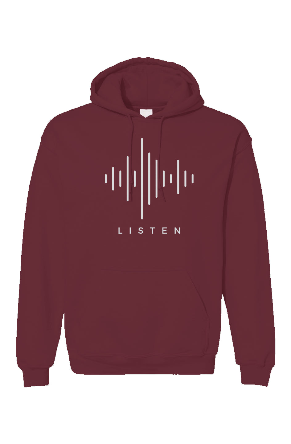 Listen faith-unisex hoodie - maroon