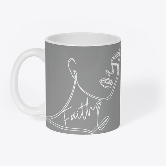Faith Coffee Mug 11oz-Faith Health And Home Lifestyle Store-Makeba Giles-Designer-Black Owned Business-Small Business-Woman Owned Business-Gifts for her-gifts under 15.00-inspiration coffee cup